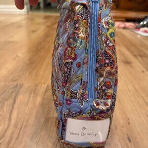 Vera Bradley Blue and Red Paisley Cosmetic Bag